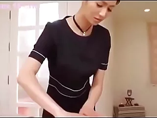 Chinese dreamboat kneading coupled with hand job